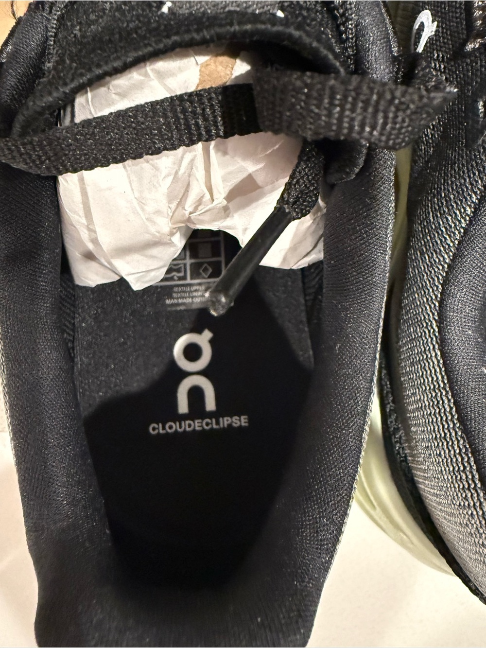 On cloud On Men’s Cloudelipse Men’s NIB Running Shoes Rock/Lima Size 7.5 - Picture 6 of 10